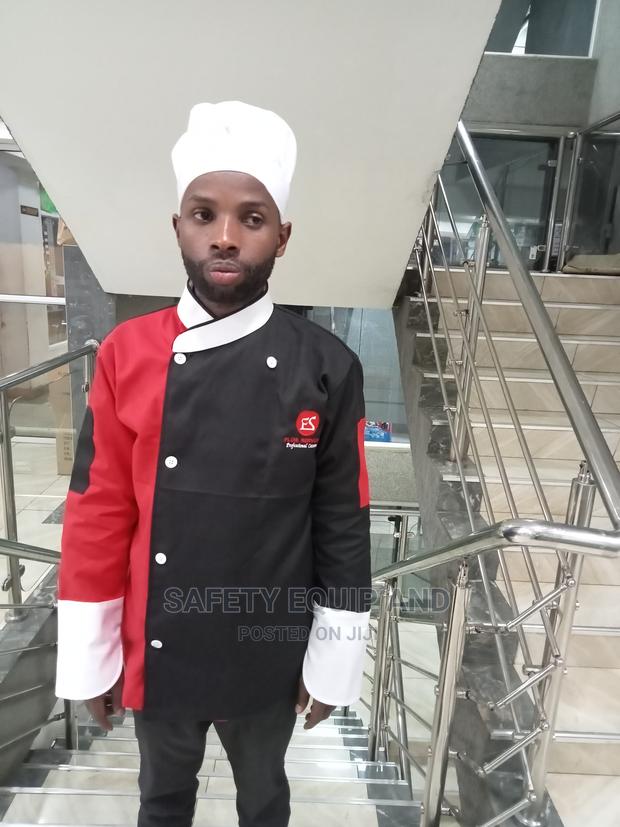 Black and Red Chef Jackets - main view