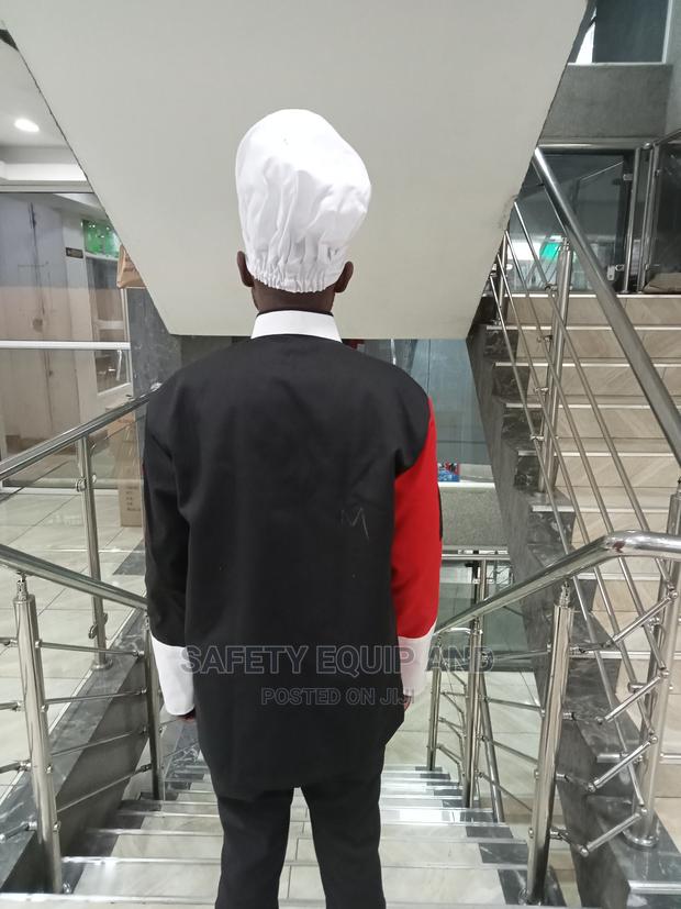 Black and Red Chef Jackets - thumbnail 3