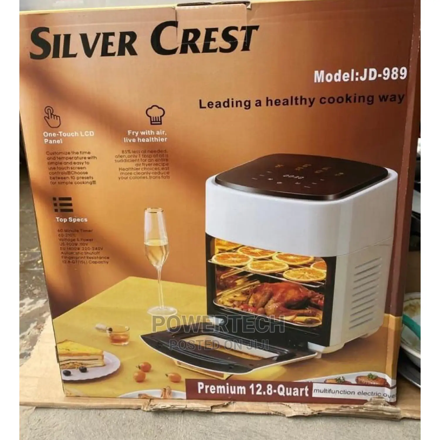 15 Litres Silvercrest Airfryer Oven