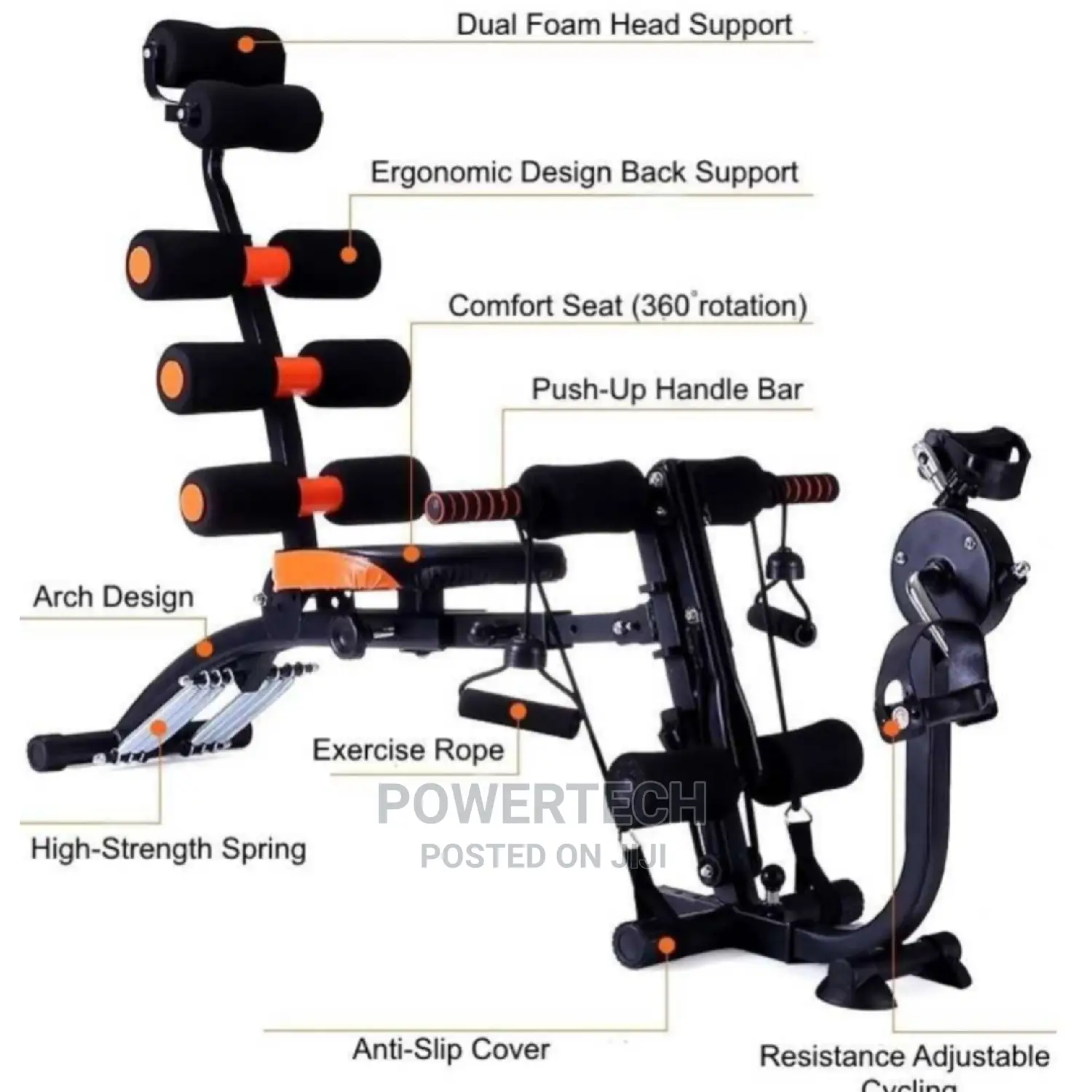 Seven Pack/Six Pack With Cycle Pedals