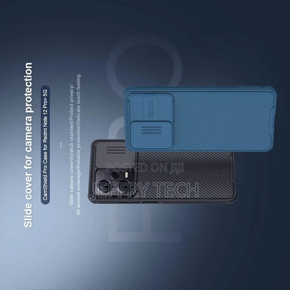 Nillkin Camshield Pro Cover Case for Xiaomi Redmi Note 12