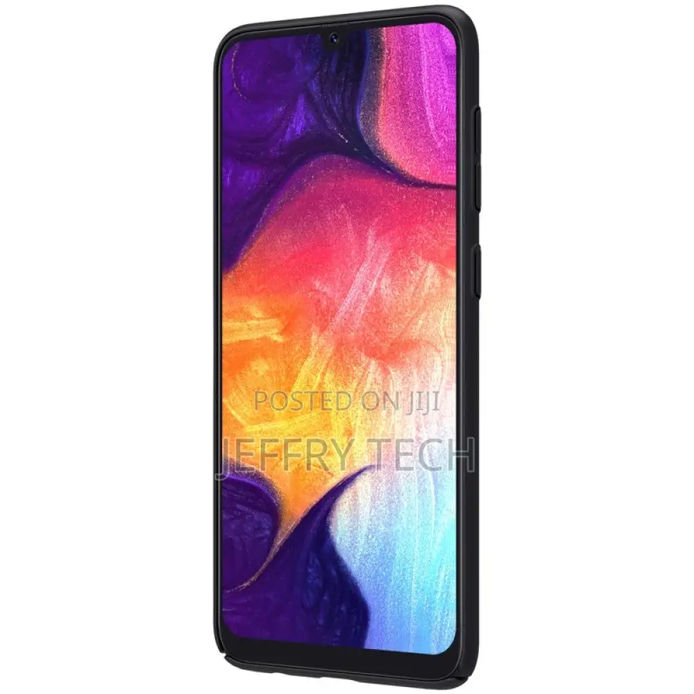 Nillkin Back Cover for Samsung Galaxy A50 (Poly Carbonate/Bl
