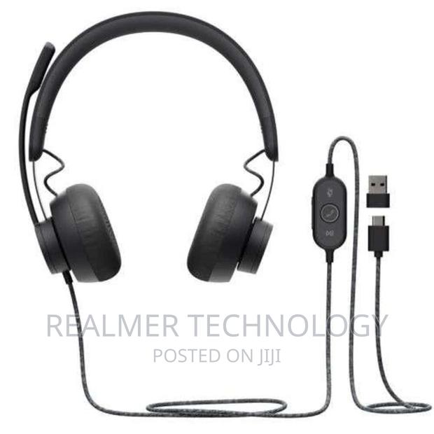 Logitech Zone Wired for MSFT – Graphite USB – 981-000870 - main view