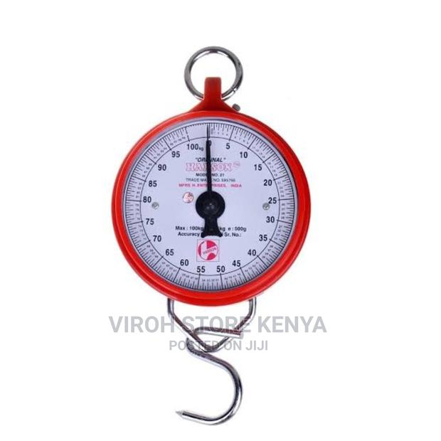 Original Hanson Weighing Hanging Scale-100kgs Weight Measure - main view