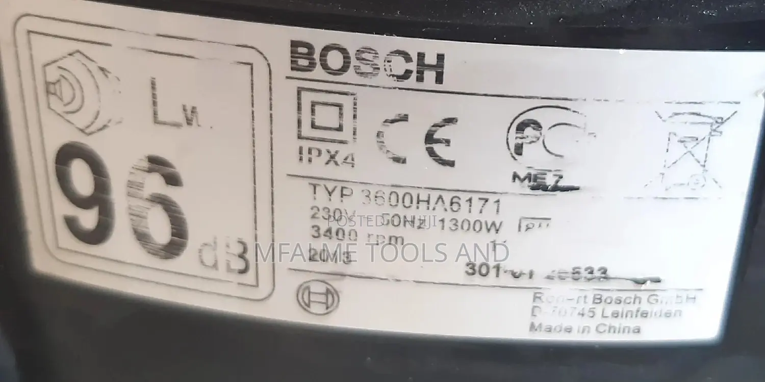Lawnmower Bosch Electric Propelled 240v 15m Cable Ex-Uk