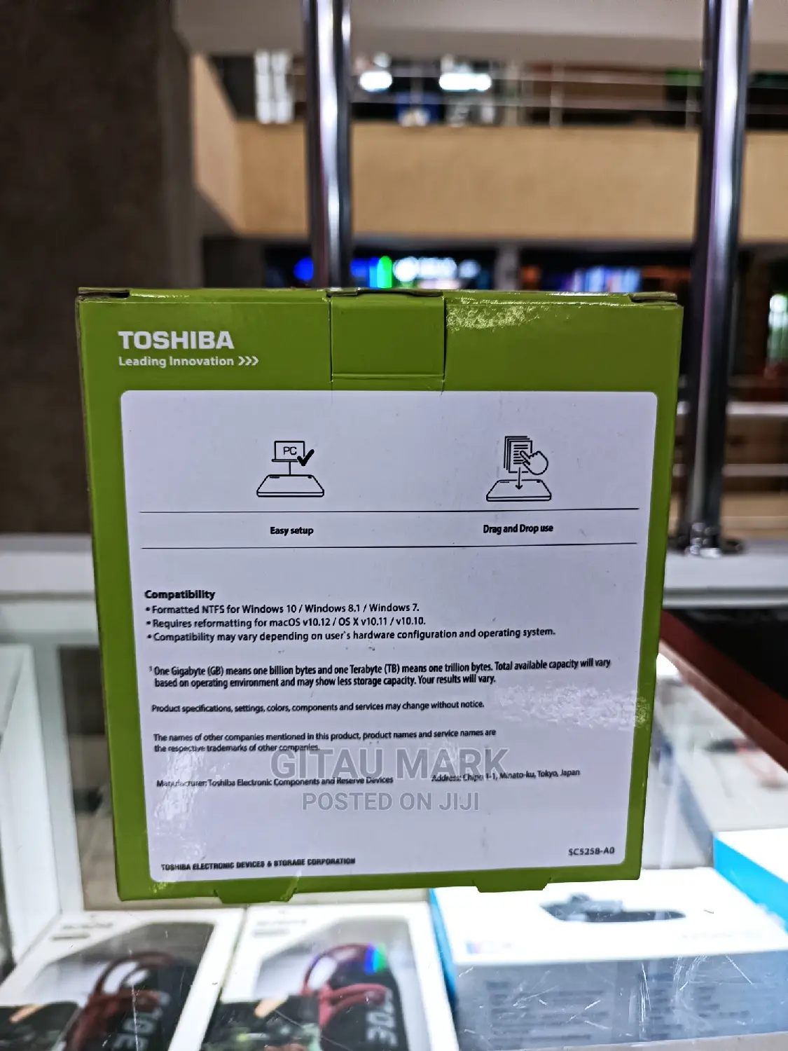 Toshiba 500 Harddisk