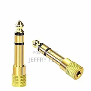 3.5mm Female to 6.5mm Male Jack Audio Plug Stereo Headphone