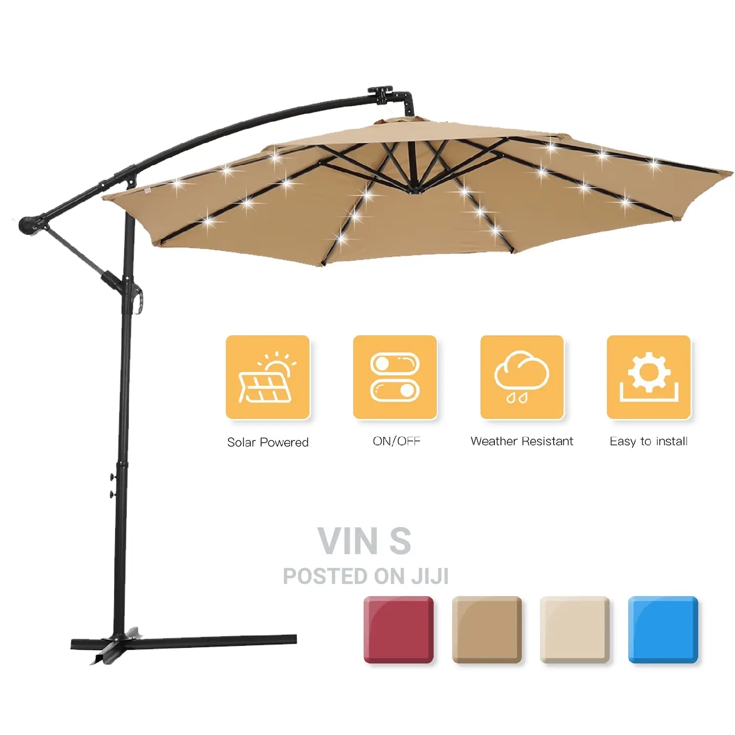 Solar Led Patio Umbrellas| Solar Led Patio Umbrellas,