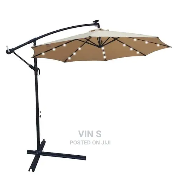 Led Patio Umbrellas Parasols^ Solar Led Patio Umbrellas_