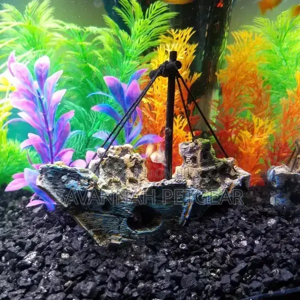 Pirate Shipwreck Aquarium Fish Tank Decorations