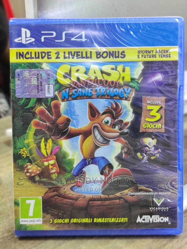 Ps4 Crash Bandicoot Nsane Trilogy 3(New) - main view