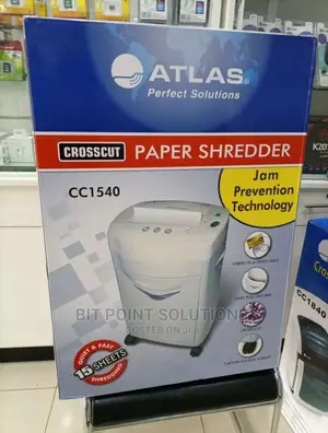 Atlas Cc1540 Shredder Cross Cut(15 Sheets) "!Cc1540 15sheets