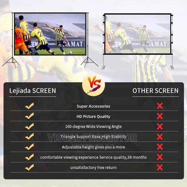 100 Inch Projector Screen and Stand - thumbnail 4
