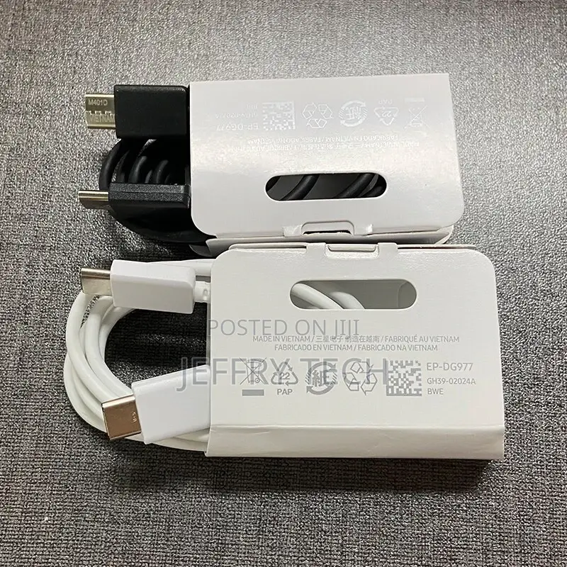 Type C to Type C Cable 3A USB 3.2 Fast Charge 25w for Samsun