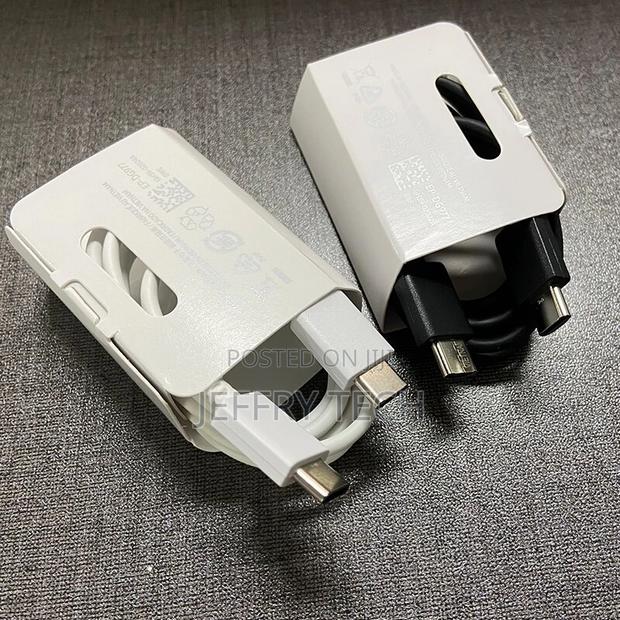 Type C to Type C Cable 3A USB 3.2 Fast Charge 25w for Samsun - thumbnail 2