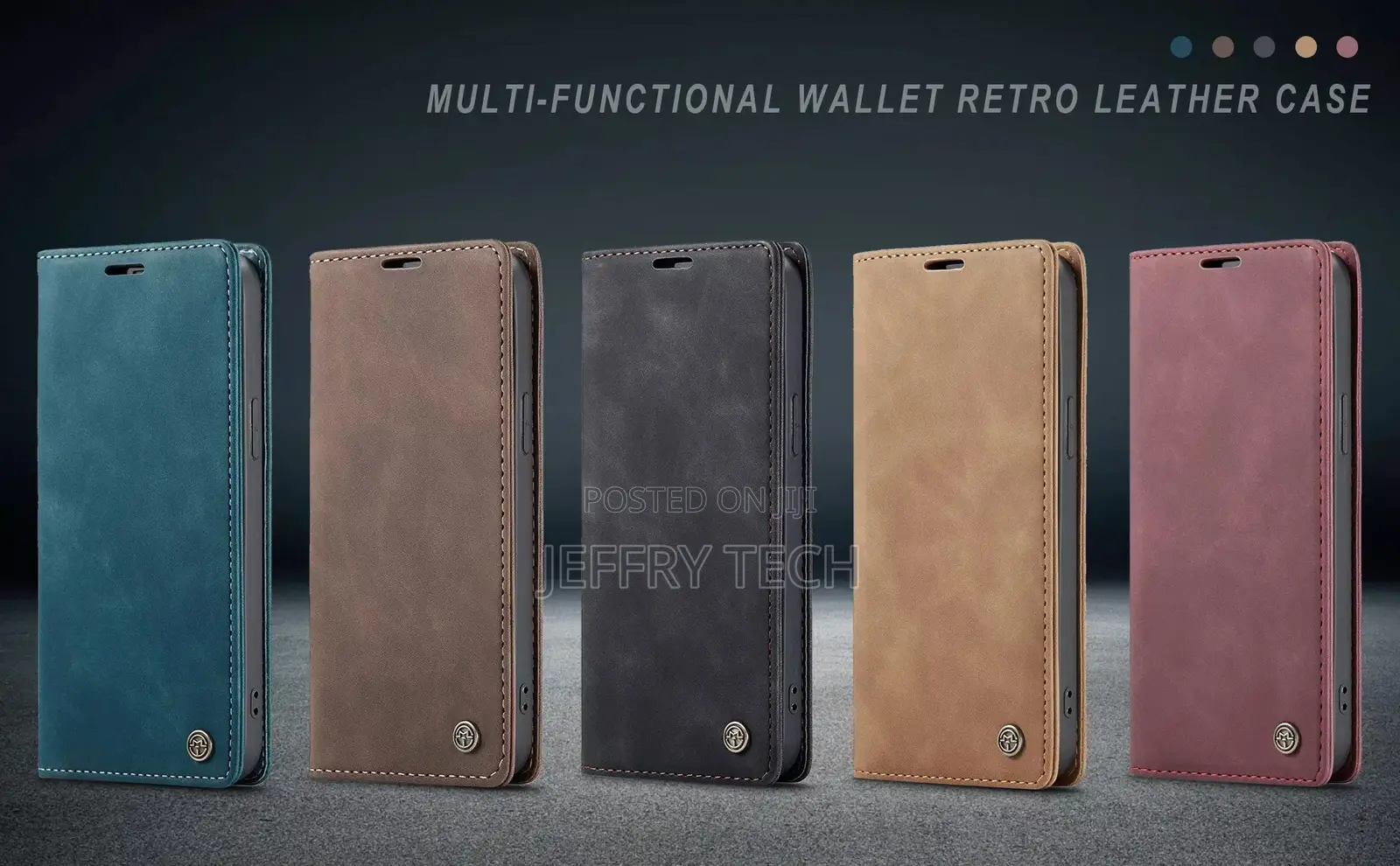 iPhone 14 CASEME OEM Business Style Multi-Functional Wallet