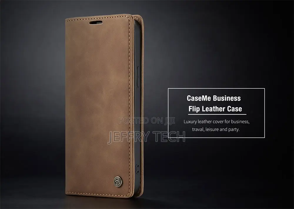 Caseme Magnetic Flip Leather Phone Case iPhone 14