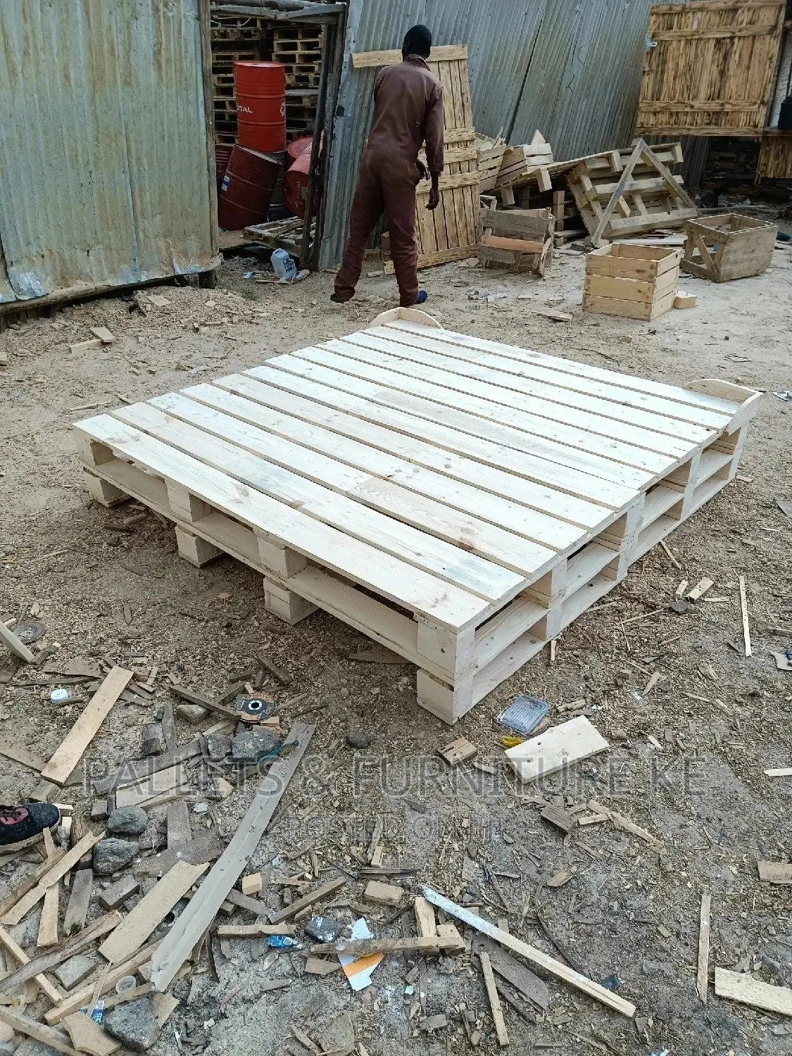 Box Bed 5 by 6 Clear Vannish