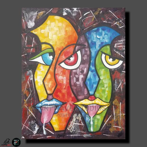 African Art Wall Painting - main view