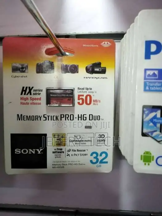 Sony 32GB Memory Stick Pro Duo Pro-hg HX MSPD 50MB/S 32G