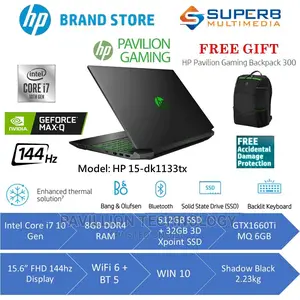 Laptop HP Pavilion 15 16GB Intel Core I7 SSD 512GB