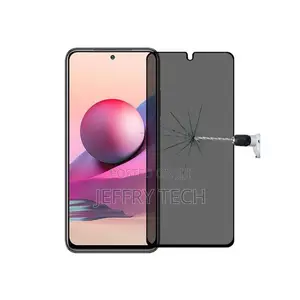 Anti-Peeping Tempered Glass Film for Xiaomi Redmi Note 10S