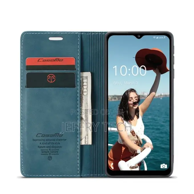 Samsung Galaxy A12 Caseme 013 Multifunctional Horizontal Fli
