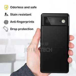 Silicon Case for Google Pixel 6 Cover (Black Cover)