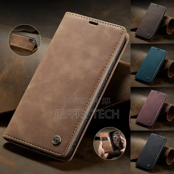 Caseme Wallet Case Anti-Fall Handmade Leather iPhone 13 Pro