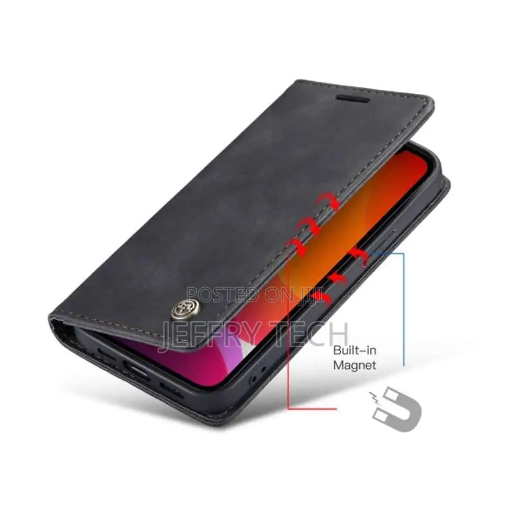 Caseme, iPhone 12 Mini, 5.4′′, Wallet Case – Black