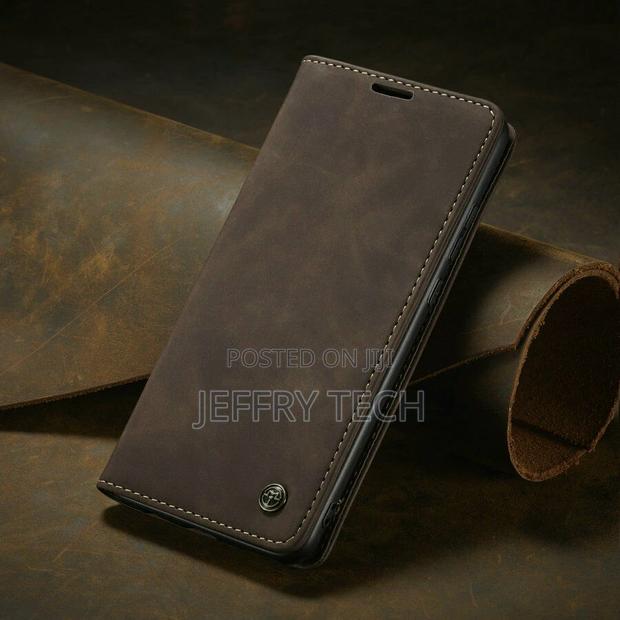 Caseme Suede Leather Wallet Case Flip Cover Samsung S21 Plu