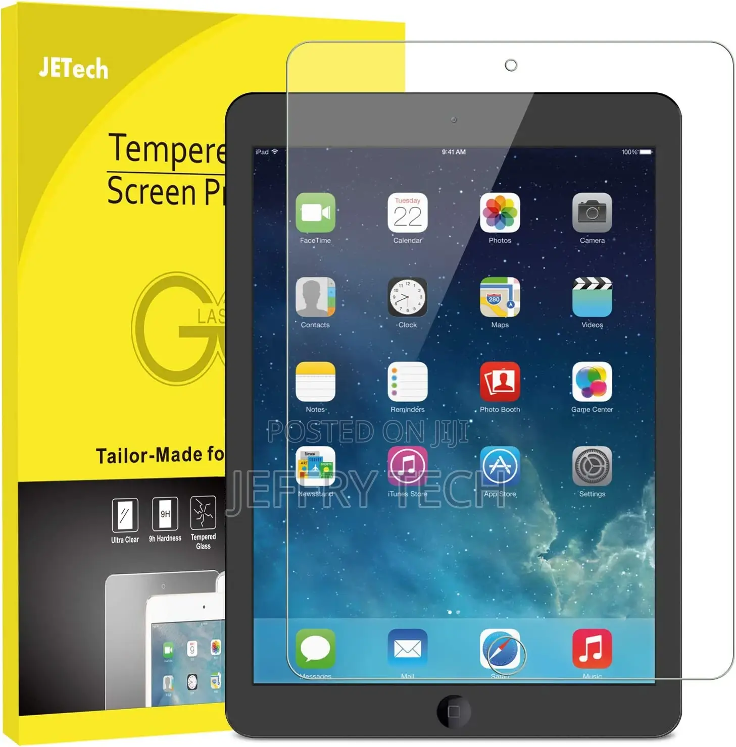Screen Protector for Apple iPad (9.7 Inch, 2018/2017 Model),