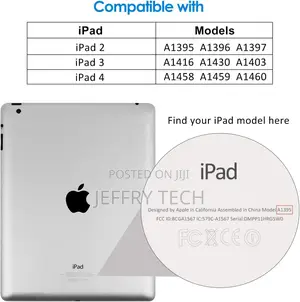 Screen Protector for iPad 2 3 4 (Oldest Models), Tempered G