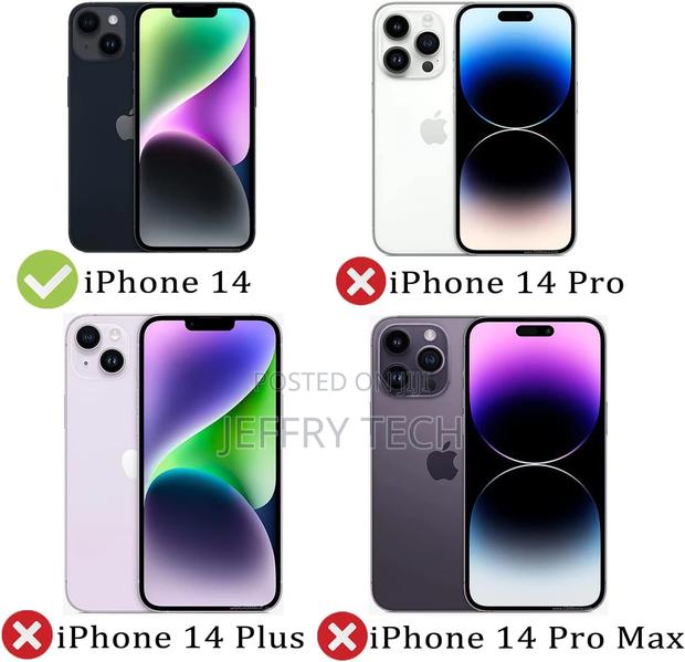 [2+2 Pack] iPhone 14 Privacy Screen Protector and Camera Len - thumbnail 3