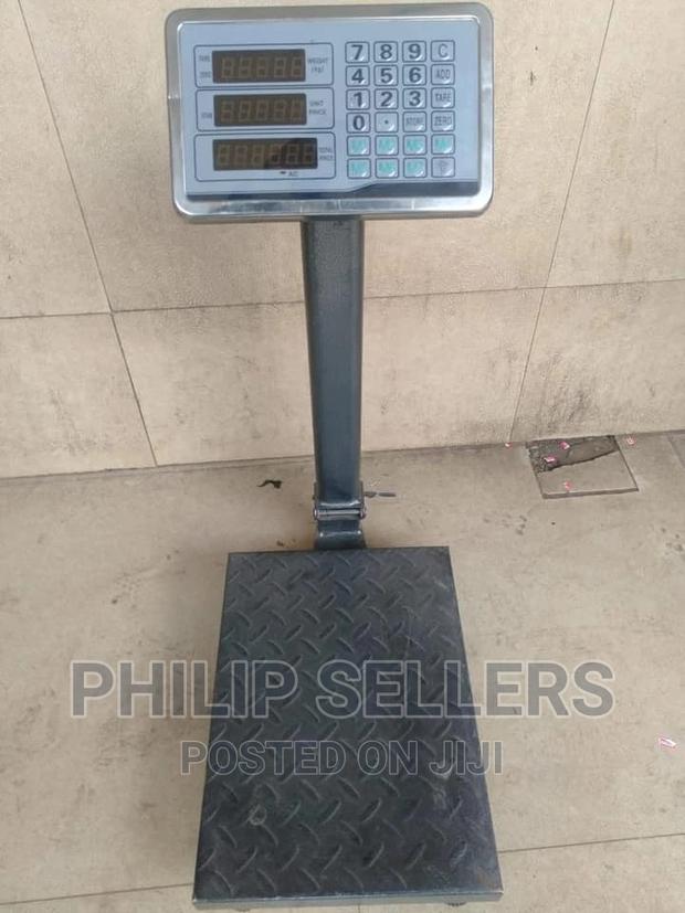 Weighing Scale Blue or Grey Blue Middle - main view