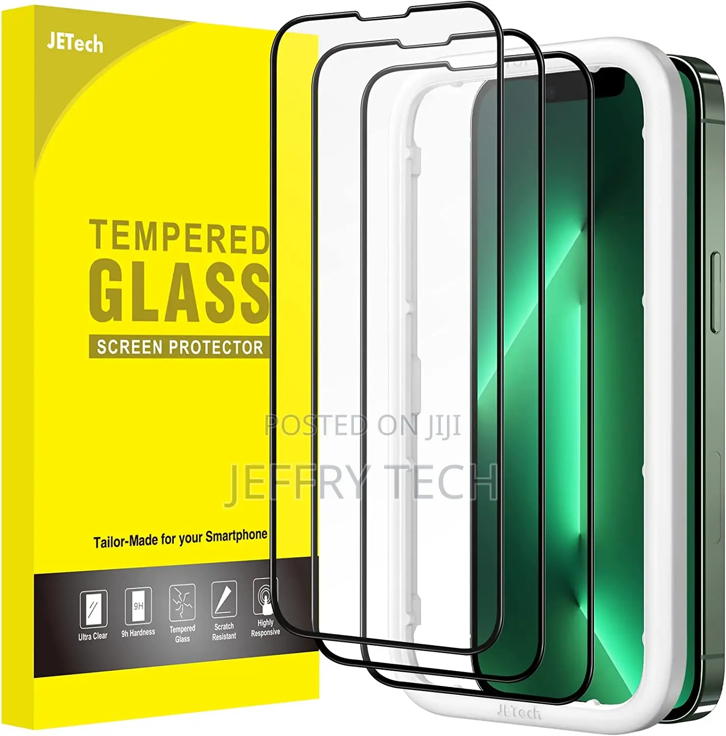 Screen Protector for iPhone 13 Pro Max 6.7-Inch, 3-Pack