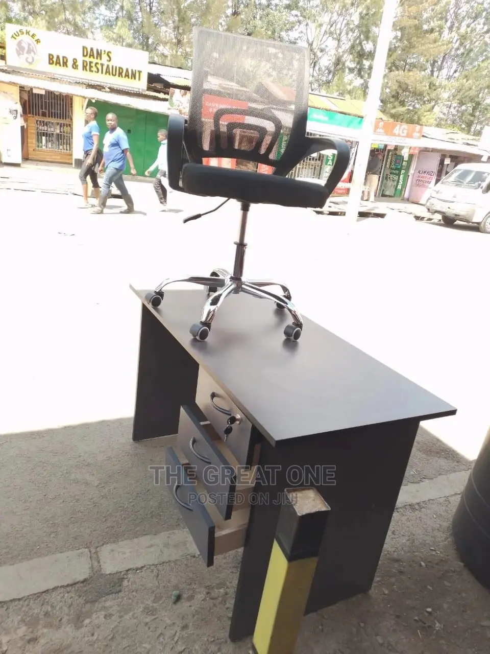 Office Desk and Office Chair