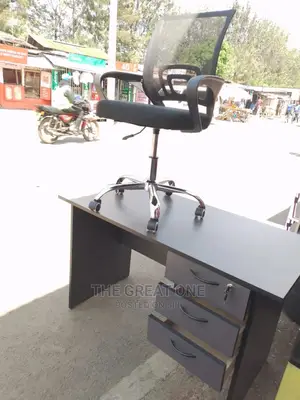 Office Desk and Office Chair