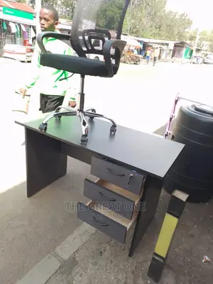 Office Desk and Office Chair