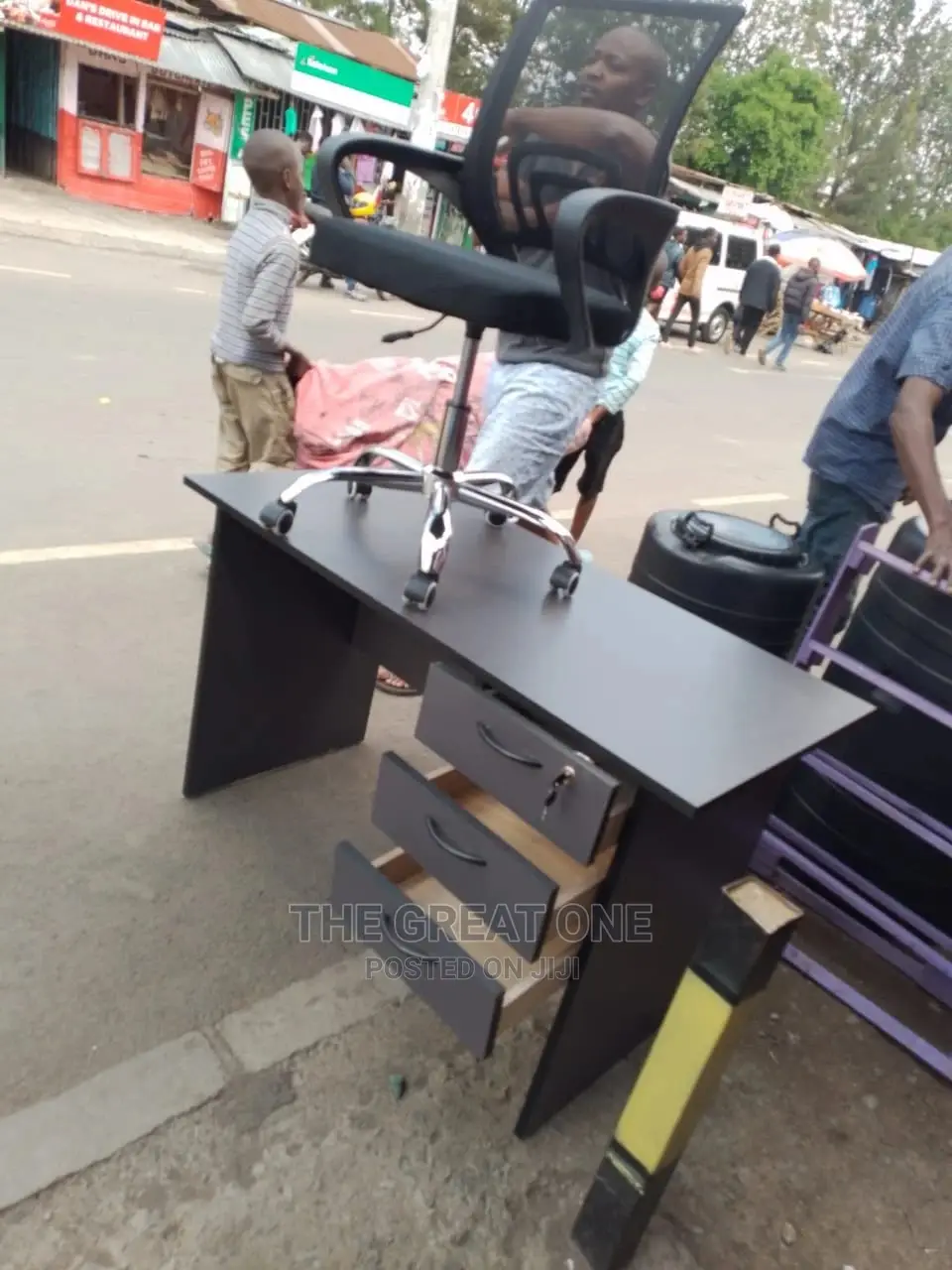 Office Desk and Office Chair