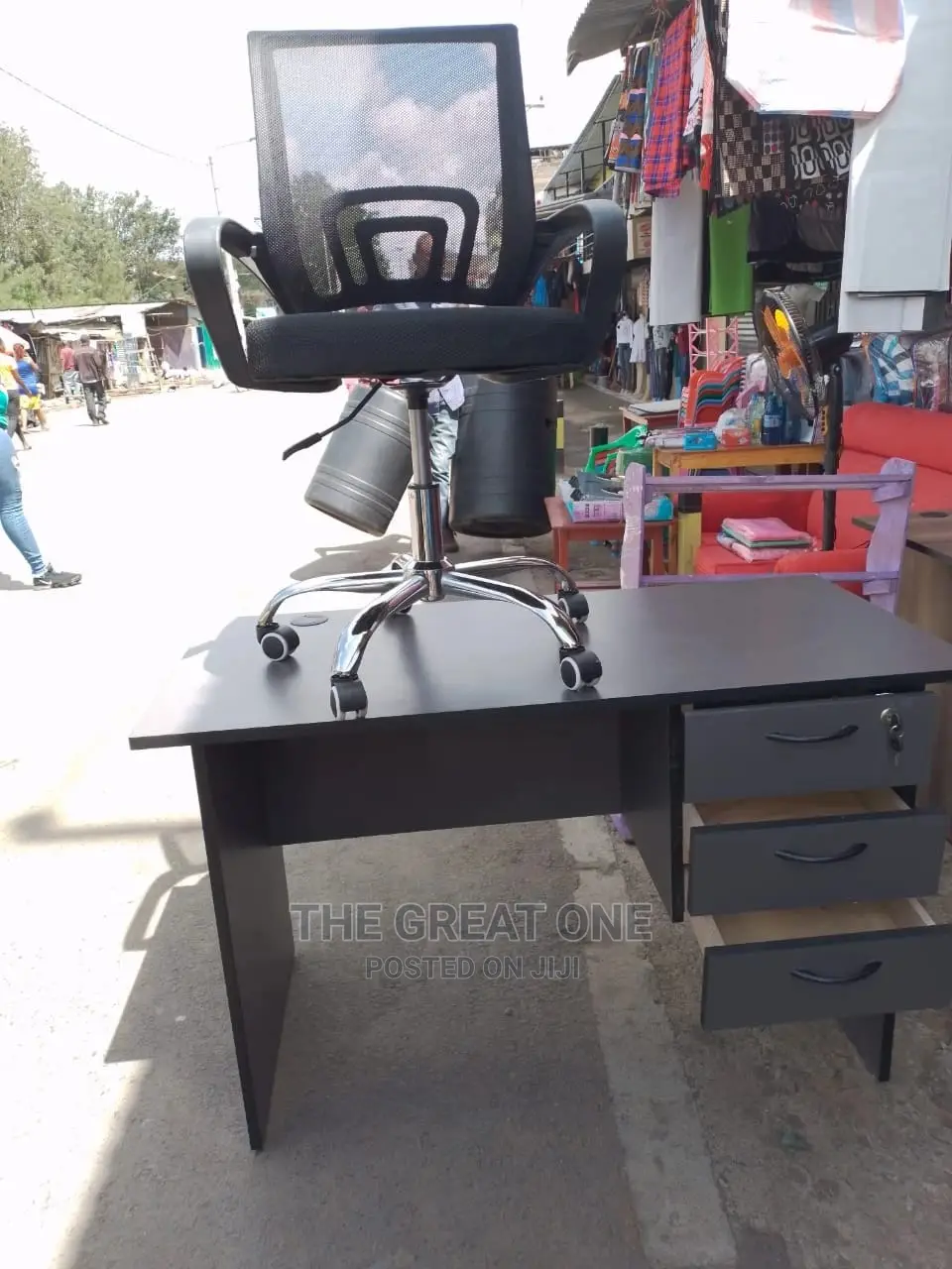 Office Desk and Office Chair