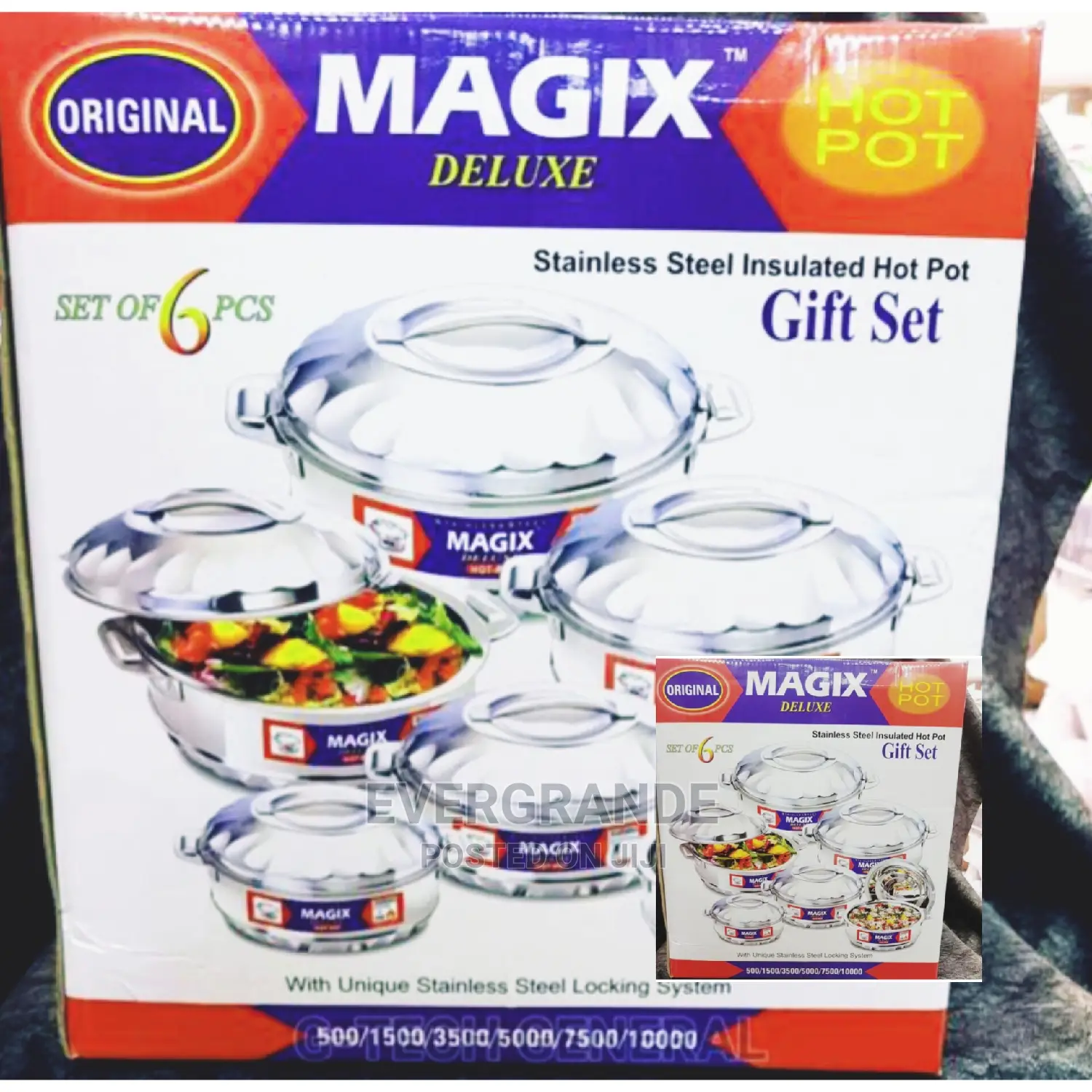 Brand New Magix Hot Pot Set of 6 Pieces