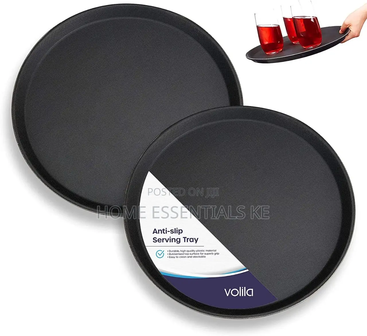 Antislip Tray Round Big 40cm