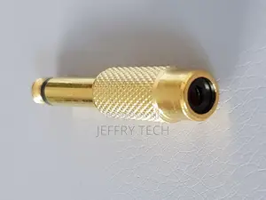 6.35mm 1/4" Male Mono Plug to RCA Female Jack Audio Adapter