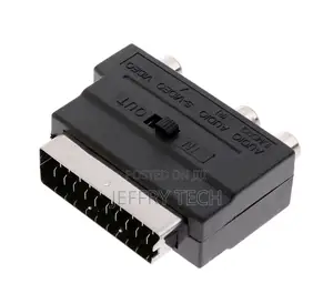 3 Rca Rgb Adapter + S-Video 20 Pin Scart
