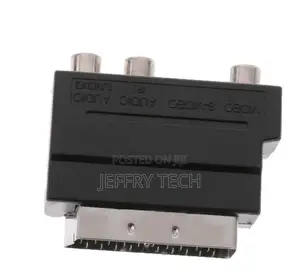 3 Rca Rgb Adapter + S-Video 20 Pin Scart