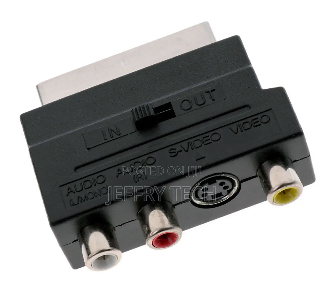 3 Rca Rgb Adapter + S-Video 20 Pin Scart