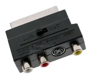 3 Rca Rgb Adapter + S-Video 20 Pin Scart