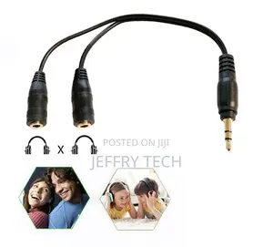 3.5mm Audio Stereo Y Separator Cable Extension Headphone, He
