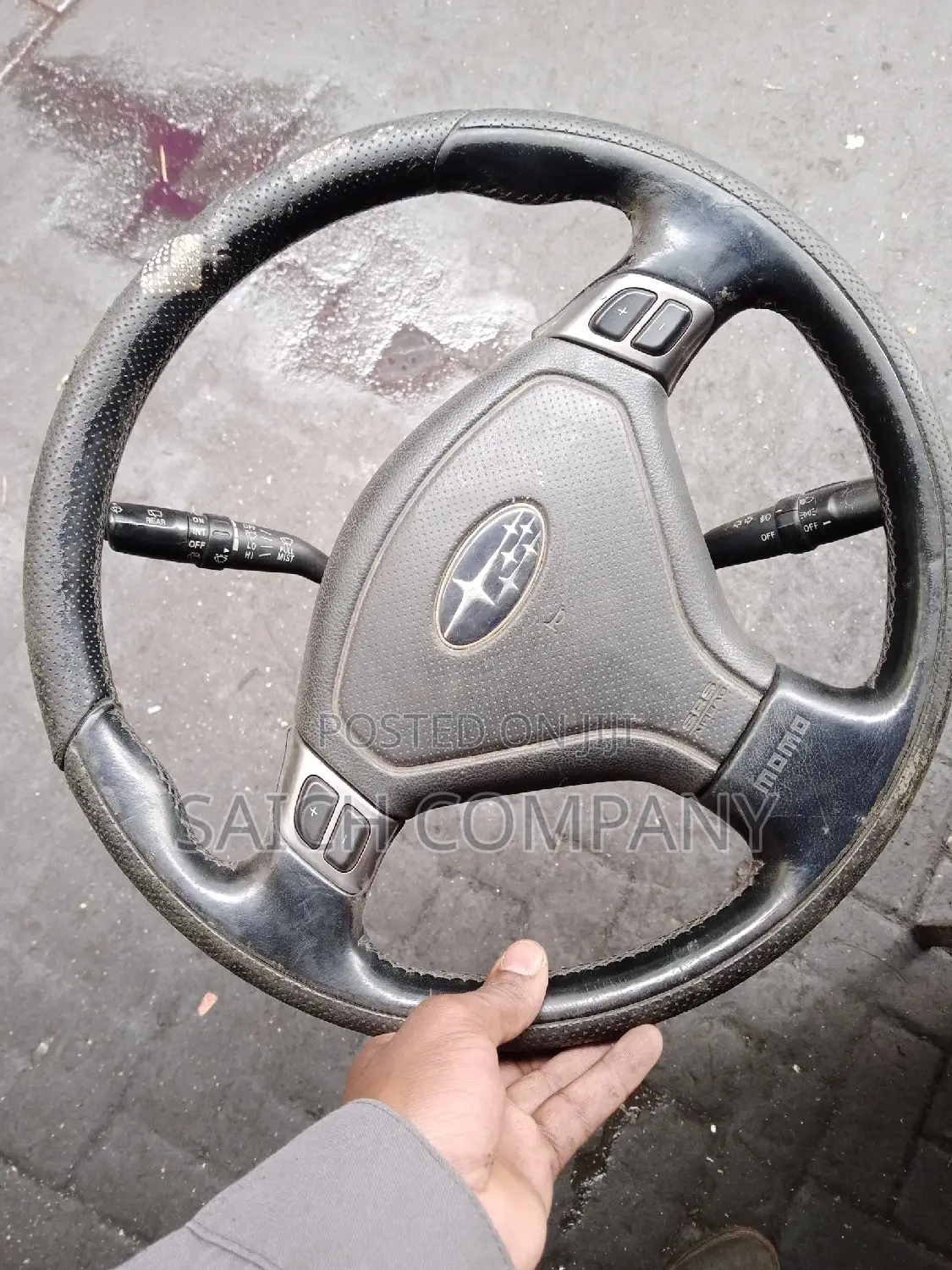Subaru Forester SG9 Momo Steering Wheel and Column
